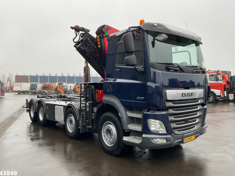 DAF FAD CF 530 8x4 Euro 6 Palfinger 33 Tonmeter laadkraan - Hook lift, Truk derek: gambar 3 DAF FAD CF 530 8x4 Euro 6 Palfinger 33 Tonmeter laadkraan - Hook lift, Truk derek: gambar 3