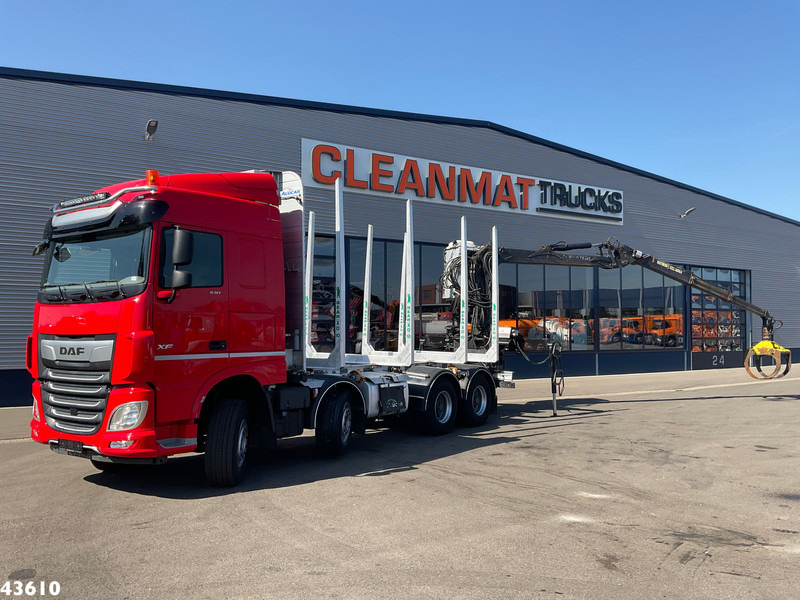 DAF FAD XF 530 8x4 Holzkran - Truk derek: gambar 2 DAF FAD XF 530 8x4 Holzkran - Truk derek: gambar 2