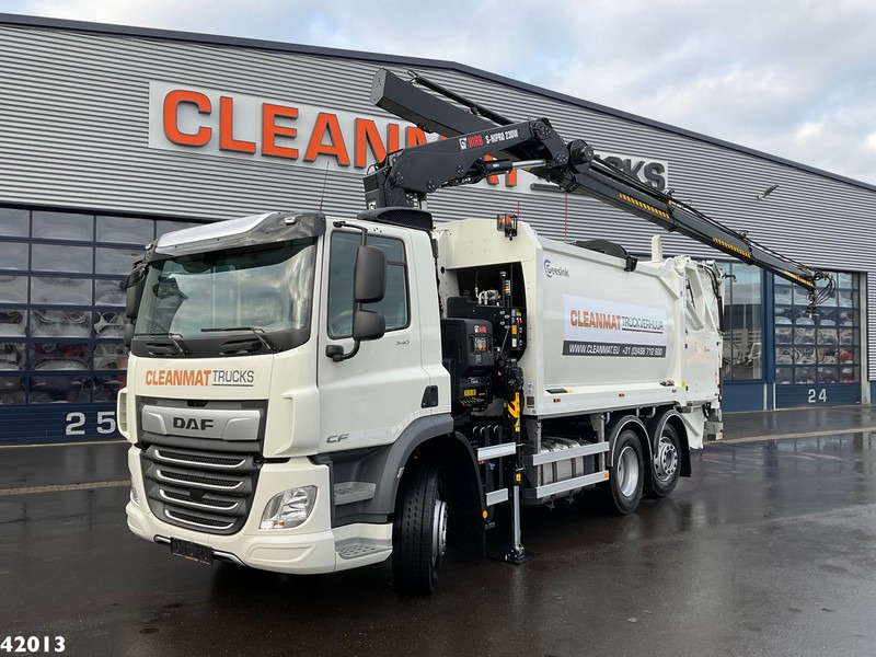 DAF FAN CF 340 Hiab 23 ton/meter laadkraan - Truk sampah: gambar 1 DAF FAN CF 340 Hiab 23 ton/meter laadkraan - Truk sampah: gambar 1
