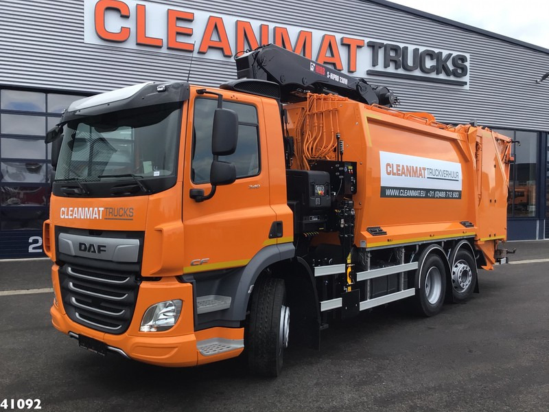 DAF FAN CF 340 Hiab 23 ton/meter laadkraan Welvaarts weighing system - Truk sampah: gambar 1 DAF FAN CF 340 Hiab 23 ton/meter laadkraan Welvaarts weighing system - Truk sampah: gambar 1