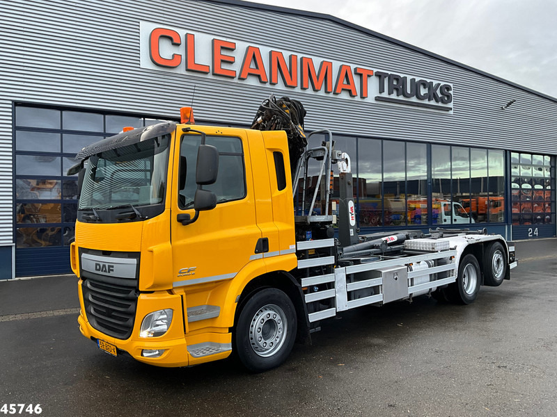 DAF FAN CF 370 Euro 6 HMF 22 Tonmeter laadkraan Just 149.152 km! - Hook lift, Truk derek: gambar 2 DAF FAN CF 370 Euro 6 HMF 22 Tonmeter laadkraan Just 149.152 km! - Hook lift, Truk derek: gambar 2