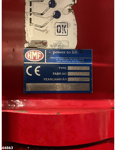 Hook lift, Truk derek DAF FAQ 85 CF 460 HMF 16 Tonmeter Z-kraan: gambar 20