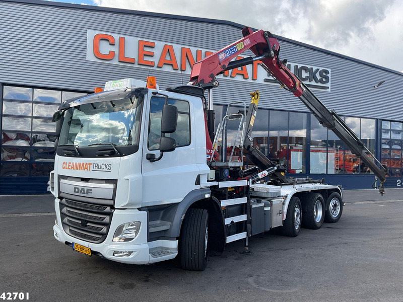 DAF FAQ CF 400 8x2 Euro 6 HMF 21 Tonmeter laadkraan - Hook lift, Truk derek: gambar 1 DAF FAQ CF 400 8x2 Euro 6 HMF 21 Tonmeter laadkraan - Hook lift, Truk derek: gambar 1