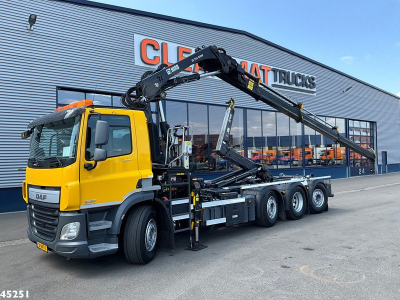 DAF FAQ СF 400 8x2 Euro 6 Hiab 24 Tonmeter laadkraan Just 147.273 km! - Hook lift, Truk derek: gambar 1 DAF FAQ СF 400 8x2 Euro 6 Hiab 24 Tonmeter laadkraan Just 147.273 km! - Hook lift, Truk derek: gambar 1
