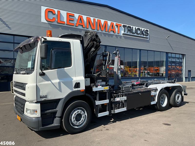 DAF FAS 85 CF 340 Manual Hiab 12 Tonmeter laadkraan - Hook lift, Truk derek: gambar 2 DAF FAS 85 CF 340 Manual Hiab 12 Tonmeter laadkraan - Hook lift, Truk derek: gambar 2