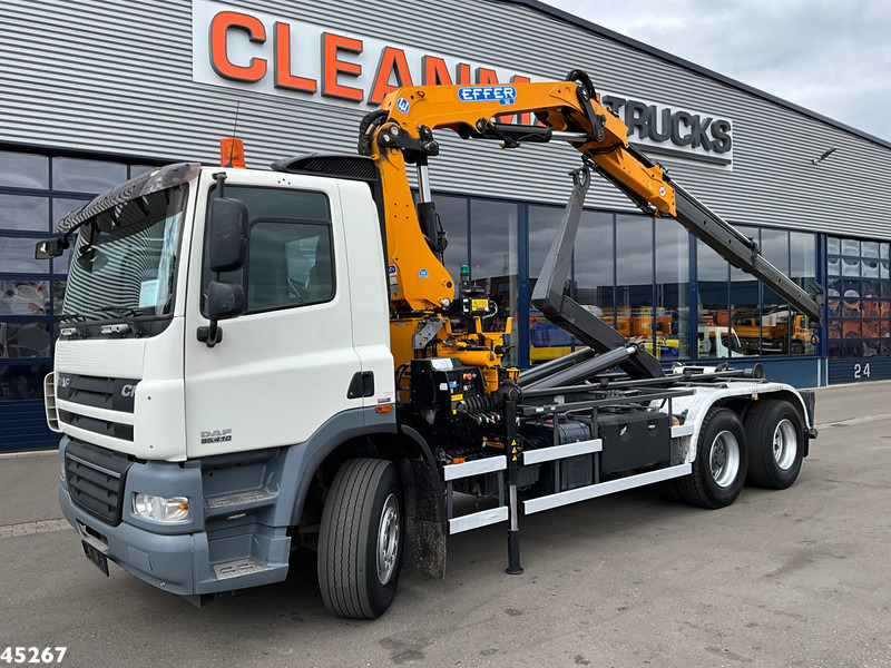 DAF FAS 85 CF 410 Effer 16 Tonmeter laadkraan - Hook lift, Truk derek: gambar 1 DAF FAS 85 CF 410 Effer 16 Tonmeter laadkraan - Hook lift, Truk derek: gambar 1
