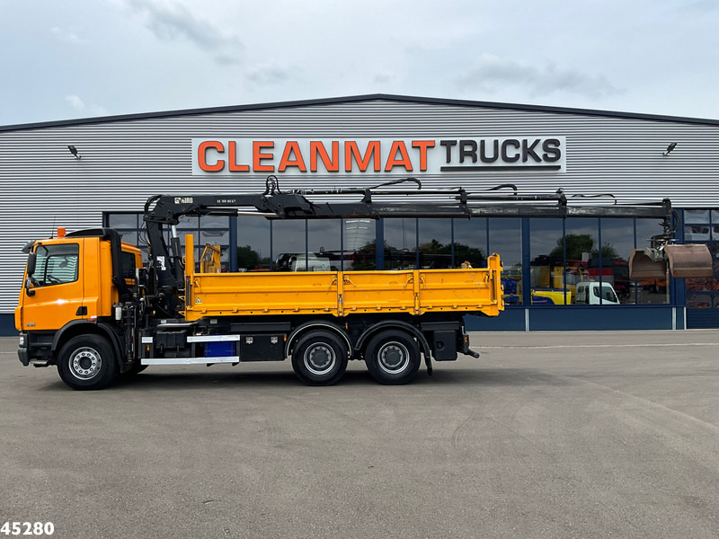 DAF FAT 75 CF 340 6x4 Manual Full steel Hiab 16 Tonmeter laadkraan - Truk jungkit, Truk derek: gambar 4 DAF FAT 75 CF 340 6x4 Manual Full steel Hiab 16 Tonmeter laadkraan - Truk jungkit, Truk derek: gambar 4