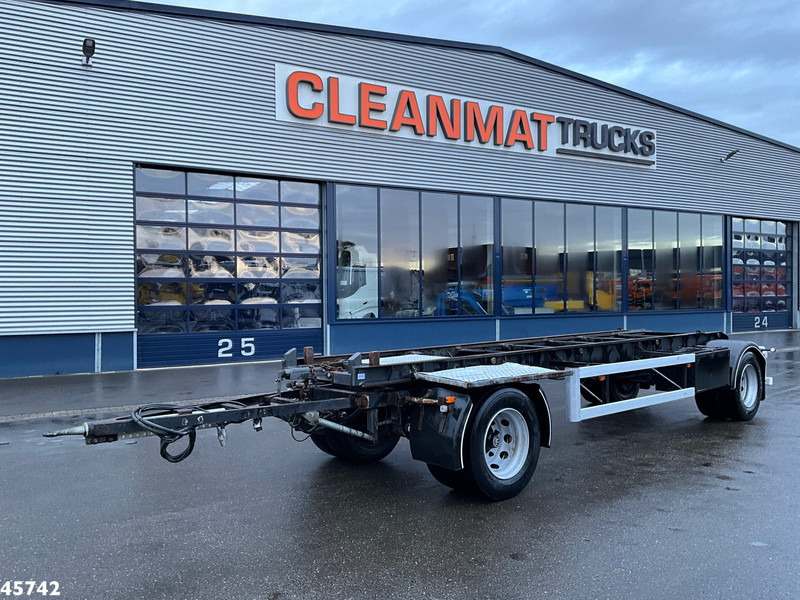 Floor 2-assige container aanhangwagen - Trailer pengangkut mobil: gambar 1 Floor 2-assige container aanhangwagen - Trailer pengangkut mobil: gambar 1