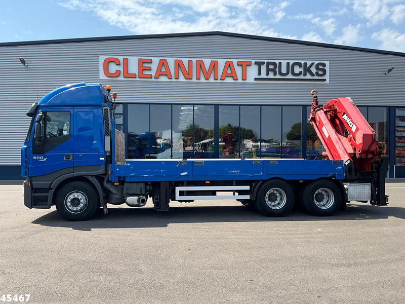 Iveco Stralis 500 6x4 MKG 54 Tonmeter laadkraan - Truk flatbed, Truk derek: gambar 2 Iveco Stralis 500 6x4 MKG 54 Tonmeter laadkraan - Truk flatbed, Truk derek: gambar 2