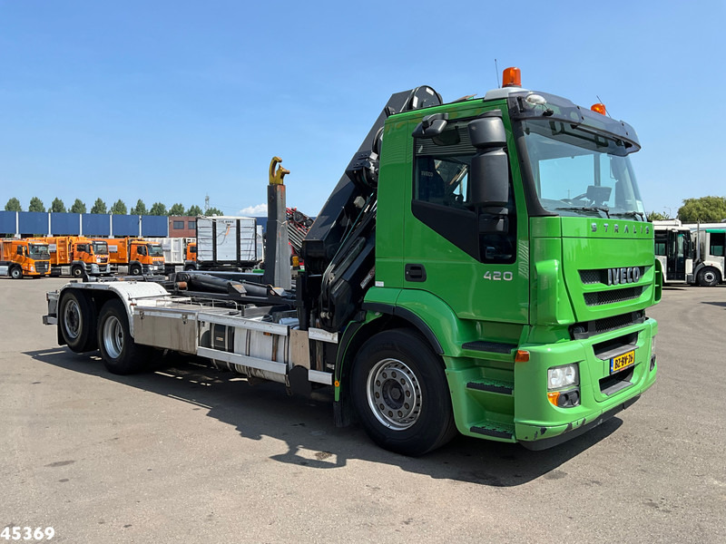 Iveco Stralis AD260S42Y HMF 20 Tonmeter laadkraan - Hook lift, Truk derek: gambar 3 Iveco Stralis AD260S42Y HMF 20 Tonmeter laadkraan - Hook lift, Truk derek: gambar 3
