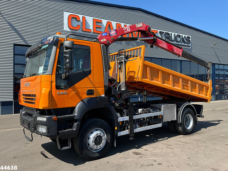 Iveco Trakker AD 190T44W 4x4 HMF 9 Tonmeter laadkraan Just 292.249 km! - Truk jungkit, Truk derek: gambar 1 Iveco Trakker AD 190T44W 4x4 HMF 9 Tonmeter laadkraan Just 292.249 km! - Truk jungkit, Truk derek: gambar 1