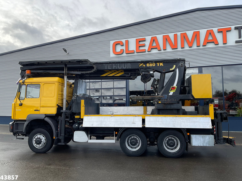 MAN F2000 6x6 Full Steel Manual Palfinger 68 Meter Dachdecker kran Just 54.133 km! - Truk derek: gambar 4 MAN F2000 6x6 Full Steel Manual Palfinger 68 Meter Dachdecker kran Just 54.133 km! - Truk derek: gambar 4