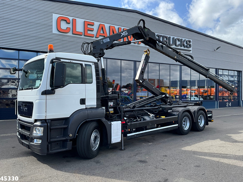 MAN TGS 26.360 6x4 Hiab 12 Tonmeter laadkraan - Hook lift, Truk derek: gambar 1 MAN TGS 26.360 6x4 Hiab 12 Tonmeter laadkraan - Hook lift, Truk derek: gambar 1