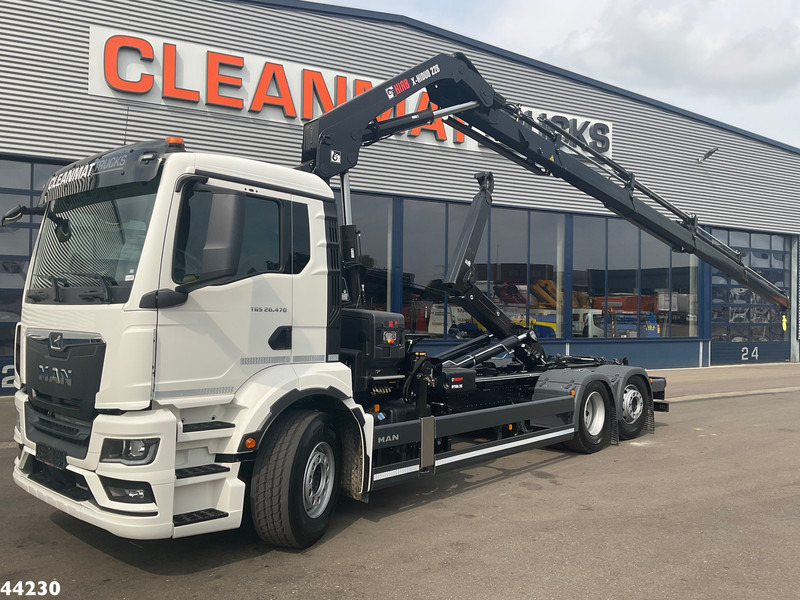 MAN TGS 26.470 Hiab 22 Tonmeter laadkraan NEW AND UNUSED! - Hook lift, Truk derek: gambar 1 MAN TGS 26.470 Hiab 22 Tonmeter laadkraan NEW AND UNUSED! - Hook lift, Truk derek: gambar 1