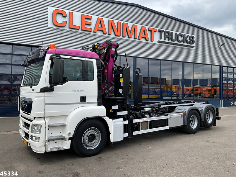 MAN TGS 28.320 Palfinger 15 Tonmeter Z-kraan Just 105.229 km! - Hook lift, Truk derek: gambar 2 MAN TGS 28.320 Palfinger 15 Tonmeter Z-kraan Just 105.229 km! - Hook lift, Truk derek: gambar 2