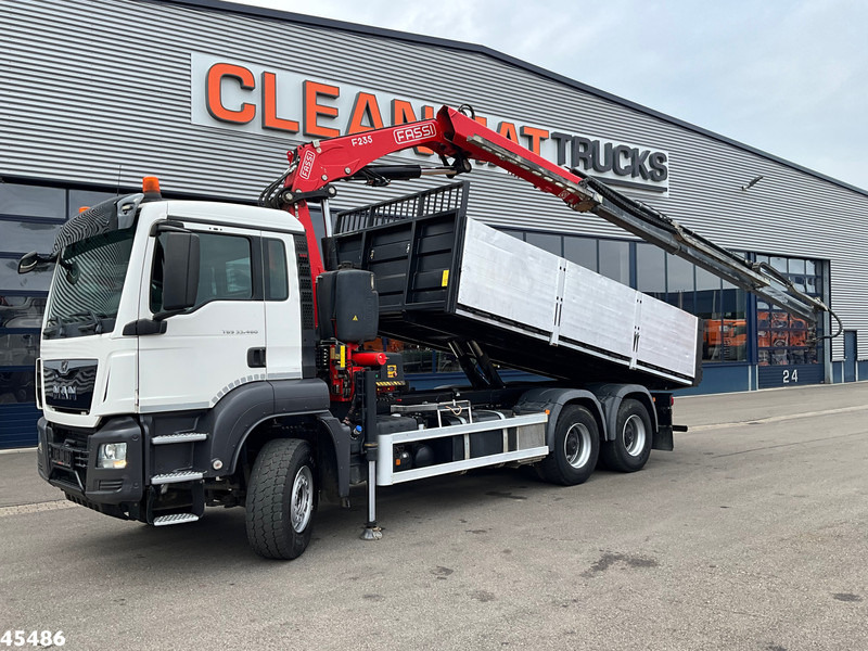 MAN TGS 33.460 6x4 Euro 6 Fassi 23 Tonmeter laadkraan Just 137.258 Km! - Truk jungkit, Truk derek: gambar 1 MAN TGS 33.460 6x4 Euro 6 Fassi 23 Tonmeter laadkraan Just 137.258 Km! - Truk jungkit, Truk derek: gambar 1