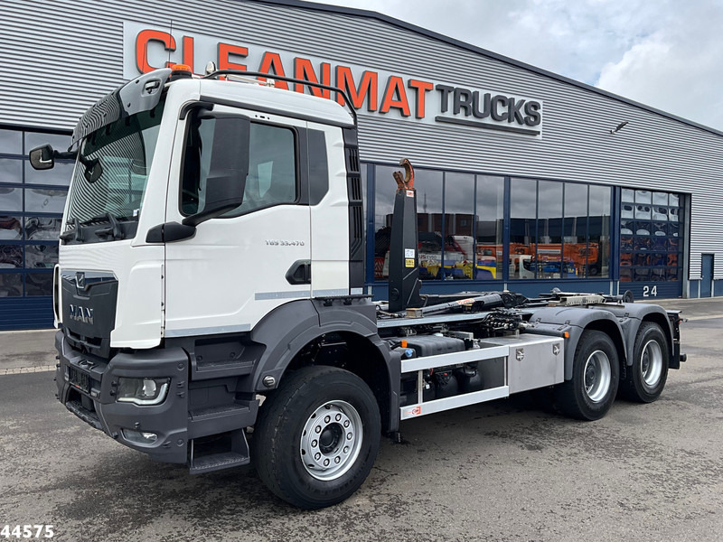 MAN TGS 33.470 6x4 Euro 6 Full Steel AJK 20 Ton haakarmsysteem - Hook lift: gambar 2 MAN TGS 33.470 6x4 Euro 6 Full Steel AJK 20 Ton haakarmsysteem - Hook lift: gambar 2
