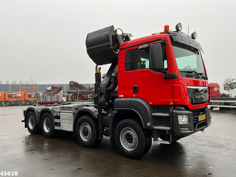 MAN TGS 35.400 8x4 Euro 6 HMF 16 Tonmeter Z-kraan - Hook lift, Truk derek: gambar 3 MAN TGS 35.400 8x4 Euro 6 HMF 16 Tonmeter Z-kraan - Hook lift, Truk derek: gambar 3