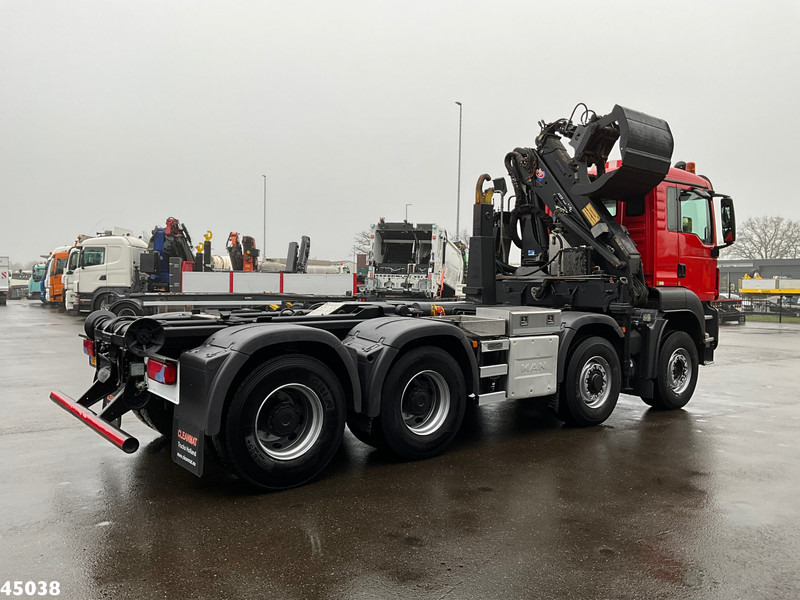 MAN TGS 35.400 8x6 Euro 6 HMF 16 Tonmeter Z-kraan - Hook lift, Truk derek: gambar 4 MAN TGS 35.400 8x6 Euro 6 HMF 16 Tonmeter Z-kraan - Hook lift, Truk derek: gambar 4
