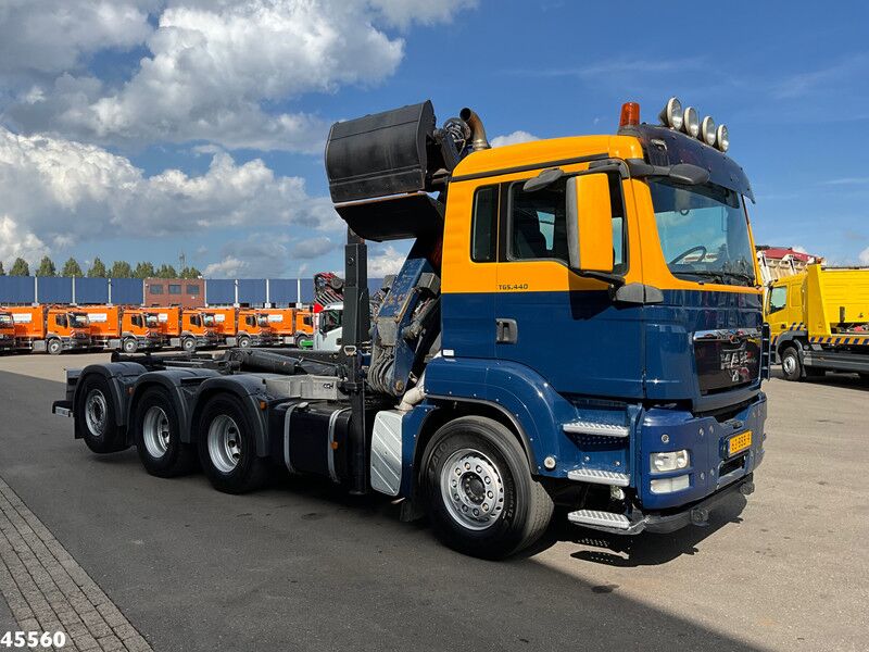 MAN TGS 35.440 8x4 HMF 16 Tonmeter Z-kraan - Hook lift, Truk derek: gambar 5 MAN TGS 35.440 8x4 HMF 16 Tonmeter Z-kraan - Hook lift, Truk derek: gambar 5