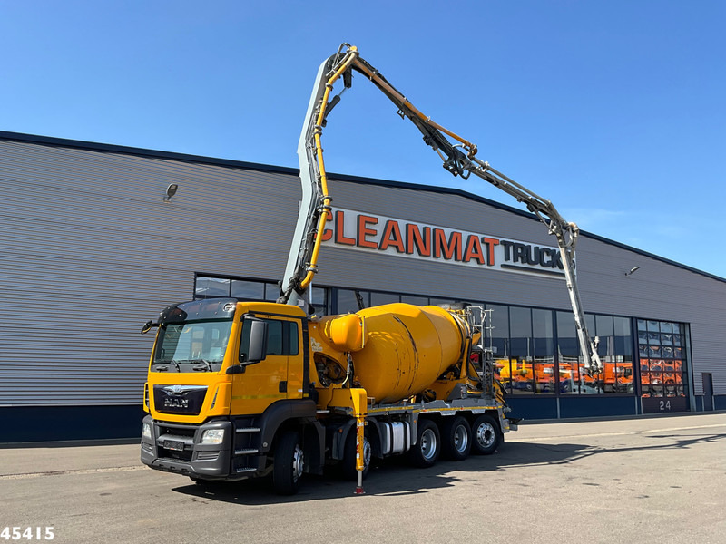 Truk pompa beton MAN TGS 35.440 Euro 6 10x4 CIFA 12m³ Mixer + CIFA pump Just 200.228 km!: gambar 8