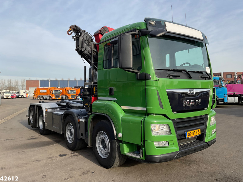 MAN TGS 35.460 8x2 Euro 6 HMF 26 Tonmeter laadkraan - Hook lift, Truk derek: gambar 3 MAN TGS 35.460 8x2 Euro 6 HMF 26 Tonmeter laadkraan - Hook lift, Truk derek: gambar 3
