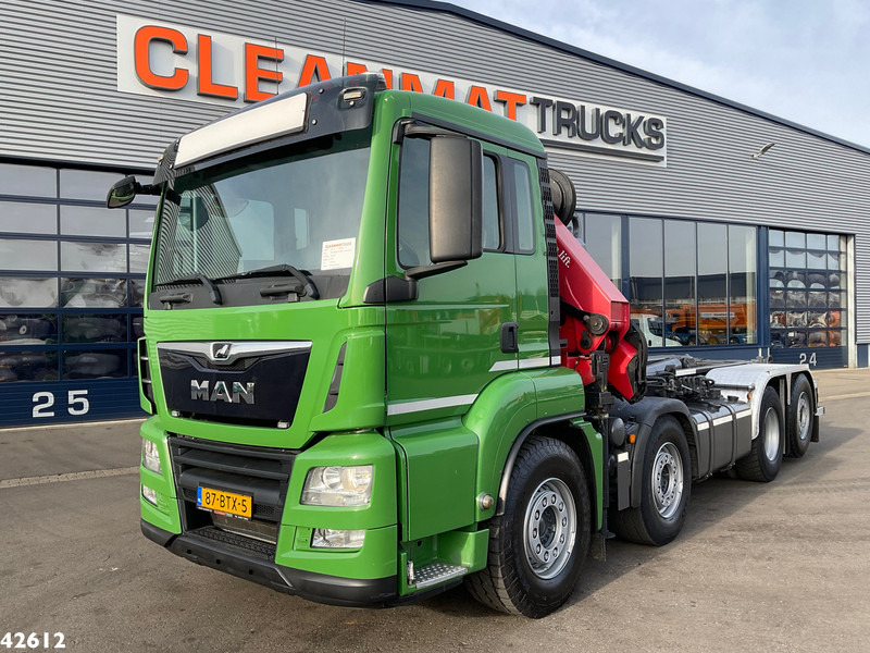 MAN TGS 35.460 8x2 Euro 6 HMF 26 Tonmeter laadkraan - Hook lift, Truk derek: gambar 2 MAN TGS 35.460 8x2 Euro 6 HMF 26 Tonmeter laadkraan - Hook lift, Truk derek: gambar 2