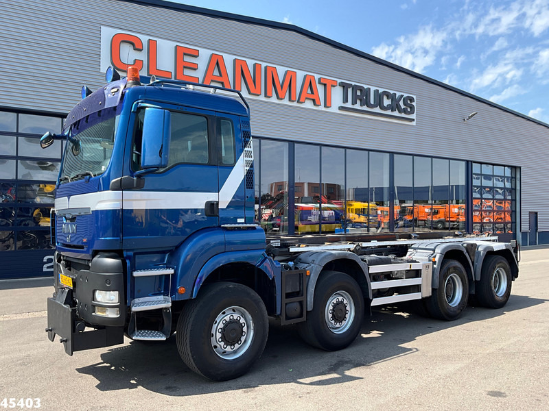 MAN TGS 43.440 8x8 HTS 30 Ton containersysteem + Vossebelt 20m³ container - Truk pembawa sistem kabel: gambar 4 MAN TGS 43.440 8x8 HTS 30 Ton containersysteem + Vossebelt 20m³ container - Truk pembawa sistem kabel: gambar 4