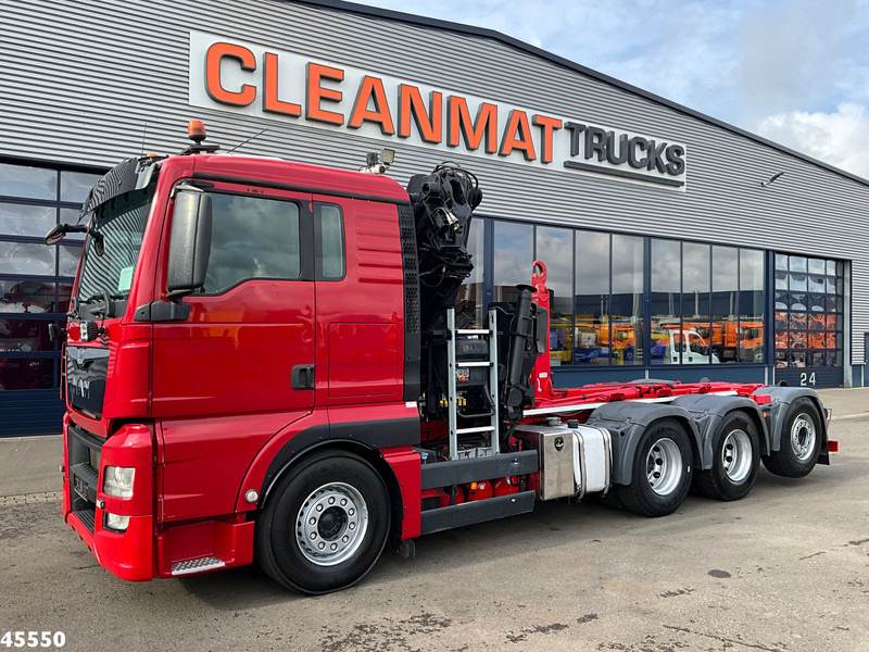 MAN TGX 35.480 8x4 Euro 6 Hiab 28 Tonmeter laadkraan - Hook lift, Truk derek: gambar 2 MAN TGX 35.480 8x4 Euro 6 Hiab 28 Tonmeter laadkraan - Hook lift, Truk derek: gambar 2