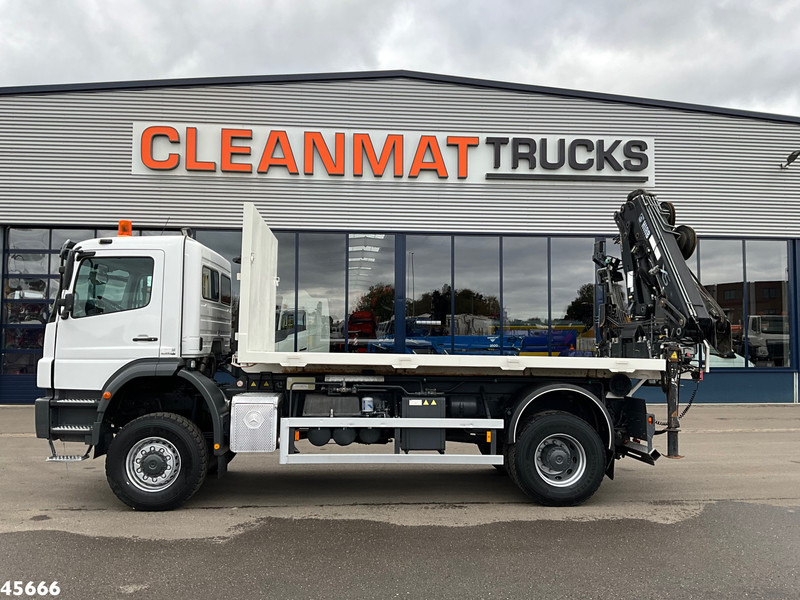Mercedes-Benz AXOR 1929 4x4 VDL 14 Ton haakarmsysteem + Laadplateau met Hiab 14 Tonmeter laadkraan - Truk derek: gambar 4 Mercedes-Benz AXOR 1929 4x4 VDL 14 Ton haakarmsysteem + Laadplateau met Hiab 14 Tonmeter laadkraan - Truk derek: gambar 4