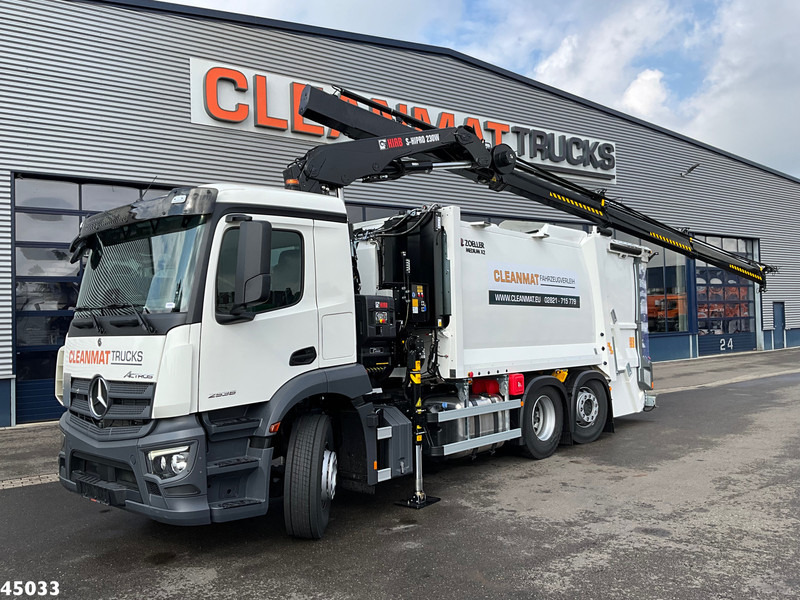 Mercedes-Benz Actros 2536 Hiab 23 Tonmeter laadkraan - Truk sampah: gambar 1 Mercedes-Benz Actros 2536 Hiab 23 Tonmeter laadkraan - Truk sampah: gambar 1
