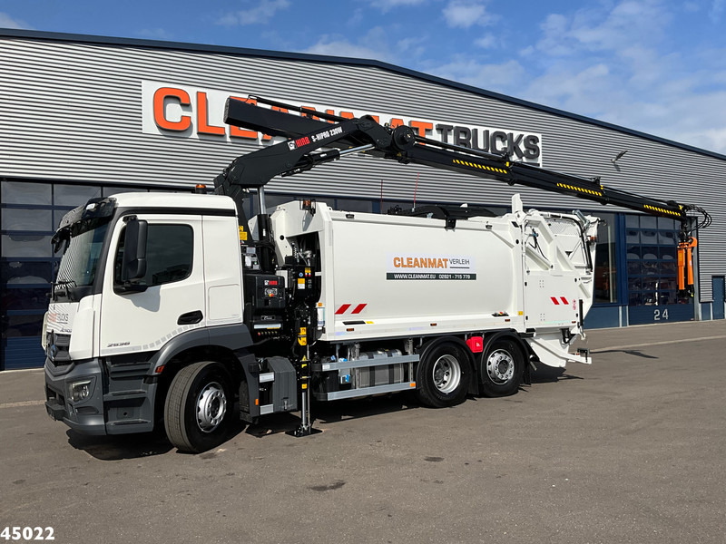 Mercedes-Benz Actros 2536 Zoeller Hiab 23 Tonmeter laadkraan - Truk sampah: gambar 1 Mercedes-Benz Actros 2536 Zoeller Hiab 23 Tonmeter laadkraan - Truk sampah: gambar 1