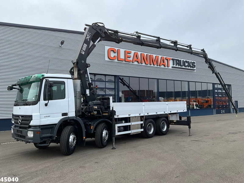 Mercedes-Benz Actros 4141 8x4 manual Hiab 32 Tonmeter laadkraan + Fly-jib - Truk derek: gambar 1 Mercedes-Benz Actros 4141 8x4 manual Hiab 32 Tonmeter laadkraan + Fly-jib - Truk derek: gambar 1