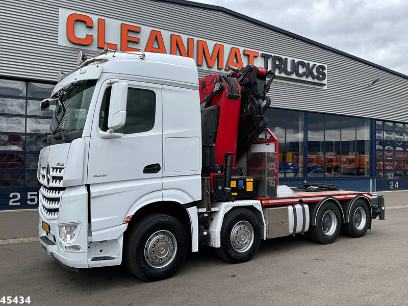 Mercedes-Benz Arocs 3251 8x4 Euro 6 Retarder HMF 85 Tonmeter laadkraan Fly-Jib - Truk derek: gambar 2 Mercedes-Benz Arocs 3251 8x4 Euro 6 Retarder HMF 85 Tonmeter laadkraan Fly-Jib - Truk derek: gambar 2