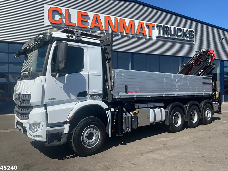 Mercedes-Benz Arocs 3251 8x4 Euro 6 Retarder Palfinger 34 Tonmeter laadkraan + Fly-Jib Just 146.766 km! - Truk derek: gambar 4 Mercedes-Benz Arocs 3251 8x4 Euro 6 Retarder Palfinger 34 Tonmeter laadkraan + Fly-Jib Just 146.766 km! - Truk derek: gambar 4