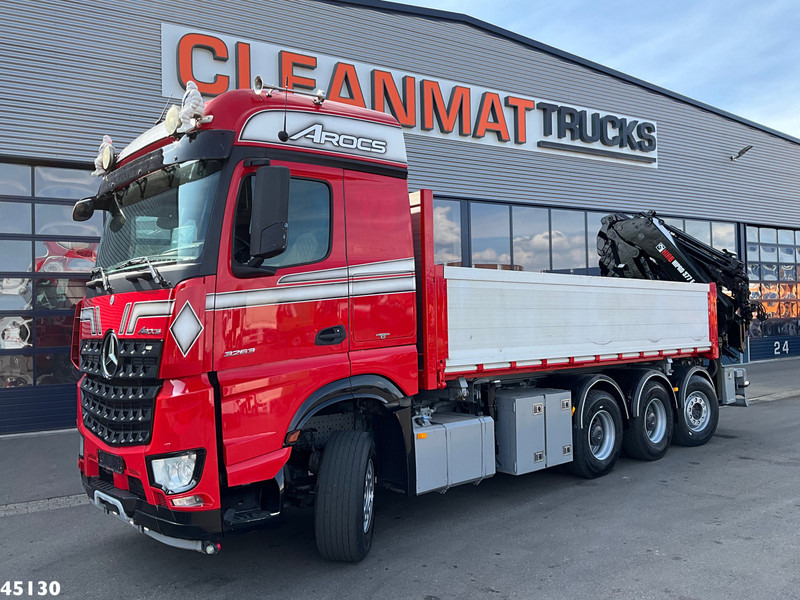 Mercedes-Benz Arocs 3263 8x4 Euro 6 Hiab 37 Tonmeter laadkraan + Fly-Jib - Truk jungkit, Truk derek: gambar 3 Mercedes-Benz Arocs 3263 8x4 Euro 6 Hiab 37 Tonmeter laadkraan + Fly-Jib - Truk jungkit, Truk derek: gambar 3