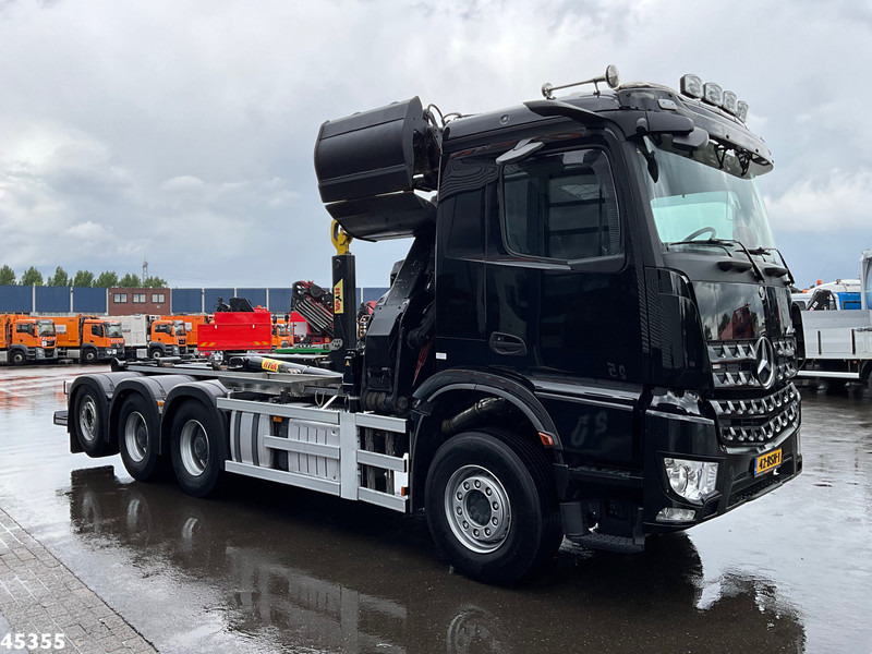 Mercedes-Benz Arocs 3540 8x4 Euro 6 HMF 19 Tonmeter Z-kraan Just 118.906 Km! - Hook lift, Truk derek: gambar 5 Mercedes-Benz Arocs 3540 8x4 Euro 6 HMF 19 Tonmeter Z-kraan Just 118.906 Km! - Hook lift, Truk derek: gambar 5