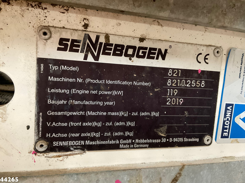 Peralatan untuk menangani material Sennebogen 821 E Material Handling Machine: gambar 20