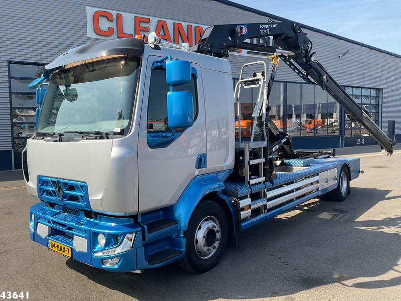 Renault D 240 Euro 6 HMF 10 Tonmeter laadkraan Just 66.850 km! - Hook lift, Truk derek: gambar 1 Renault D 240 Euro 6 HMF 10 Tonmeter laadkraan Just 66.850 km! - Hook lift, Truk derek: gambar 1