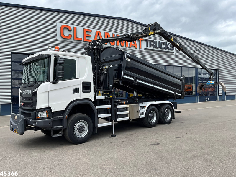 Scania G 410 6x6 Euro 6 Palfinger 17 Tonmeter Z-kraan - Truk jungkit, Truk derek: gambar 1 Scania G 410 6x6 Euro 6 Palfinger 17 Tonmeter Z-kraan - Truk jungkit, Truk derek: gambar 1