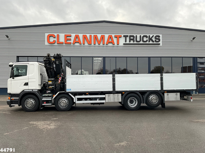 Scania G 450 8x2 Euro 6 Hiab 32 Tonmeter laadkraan Just 114.221 km! - Truk derek: gambar 3 Scania G 450 8x2 Euro 6 Hiab 32 Tonmeter laadkraan Just 114.221 km! - Truk derek: gambar 3