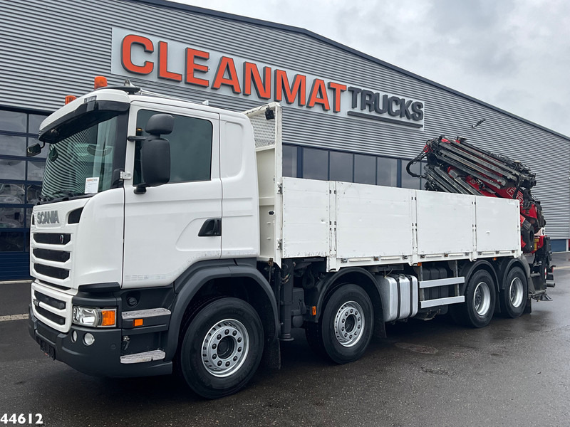 Scania G 450 8x4 Euro 6 Fassi 66 Tonmeter laadkraan + Fly-jib Just 176.555 Km! - Truk derek: gambar 2 Scania G 450 8x4 Euro 6 Fassi 66 Tonmeter laadkraan + Fly-jib Just 176.555 Km! - Truk derek: gambar 2