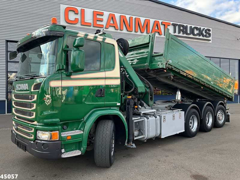 Scania G 490 8x4 Euro 6 Hiab 24 Tonmeter laadkraan - Truk jungkit, Truk derek: gambar 3 Scania G 490 8x4 Euro 6 Hiab 24 Tonmeter laadkraan - Truk jungkit, Truk derek: gambar 3
