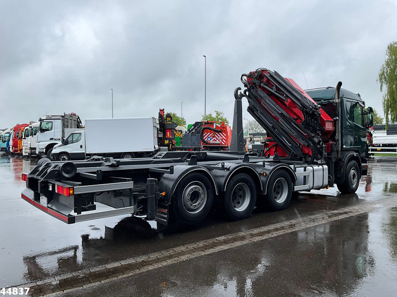 Scania G480 8x4 HMF 60 Tonmeter laadkraan + Fly-jib - Hook lift, Truk derek: gambar 5 Scania G480 8x4 HMF 60 Tonmeter laadkraan + Fly-jib - Hook lift, Truk derek: gambar 5