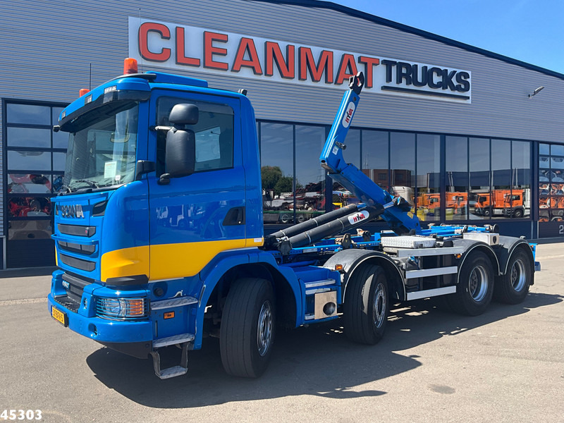 Scania G490 8x4 Euro 6 Hyva 30 Ton haakarmsysteem - Hook lift: gambar 1 Scania G490 8x4 Euro 6 Hyva 30 Ton haakarmsysteem - Hook lift: gambar 1