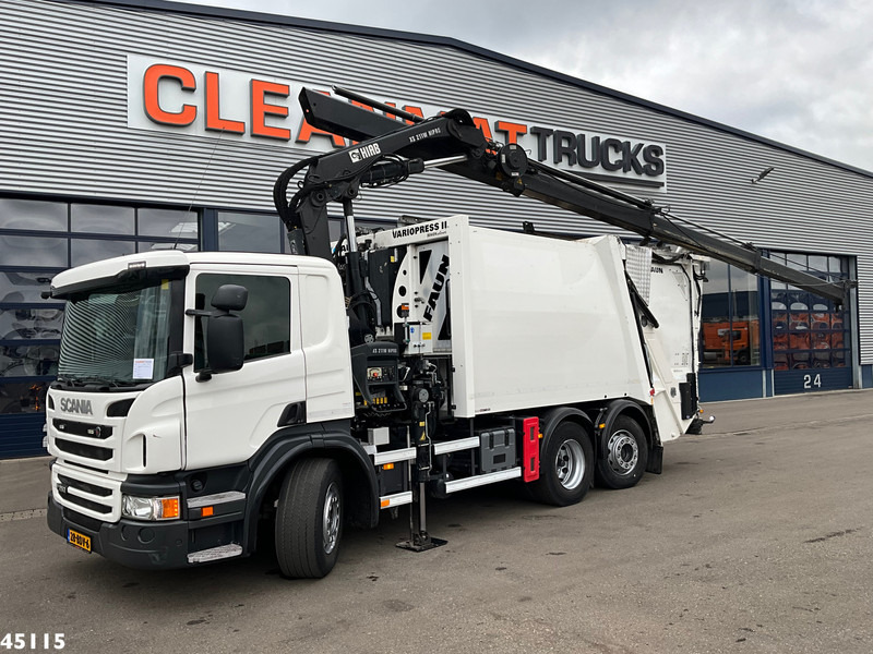 Scania P 250 Euro 6 Hiab 21 Tonmeter laadkraan Just 146.000 km! - Truk sampah: gambar 1 Scania P 250 Euro 6 Hiab 21 Tonmeter laadkraan Just 146.000 km! - Truk sampah: gambar 1