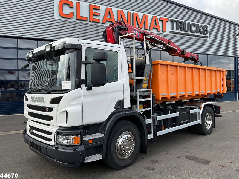 Scania P 320 HMF 12 Tonmeter Z-kraan + Kipper 11m³ - Truk jungkit, Truk derek: gambar 2 Scania P 320 HMF 12 Tonmeter Z-kraan + Kipper 11m³ - Truk jungkit, Truk derek: gambar 2