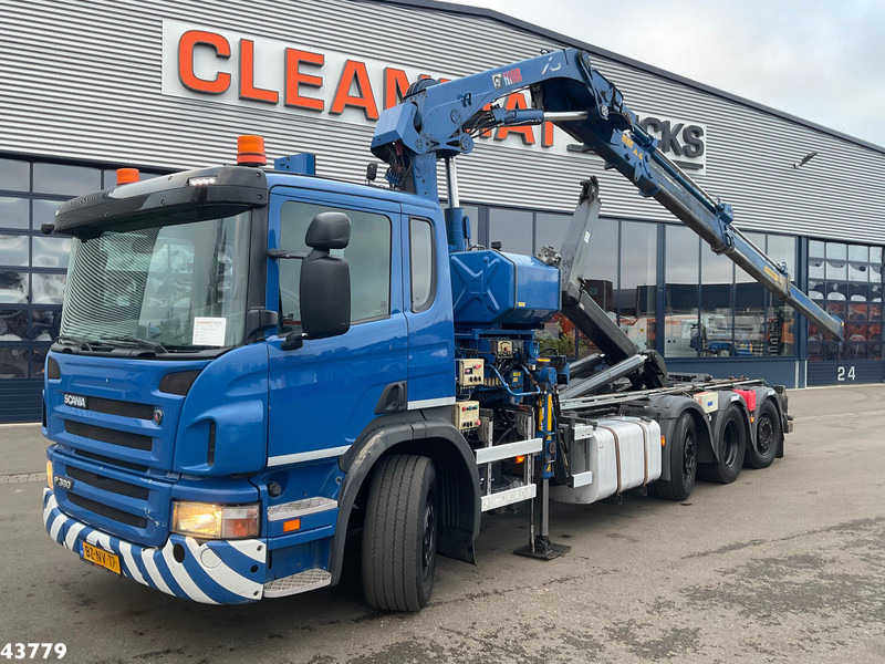 Scania P 360 8x2 Hiab 21 Tonmeter laadkraan - Hook lift, Truk derek: gambar 1 Scania P 360 8x2 Hiab 21 Tonmeter laadkraan - Hook lift, Truk derek: gambar 1