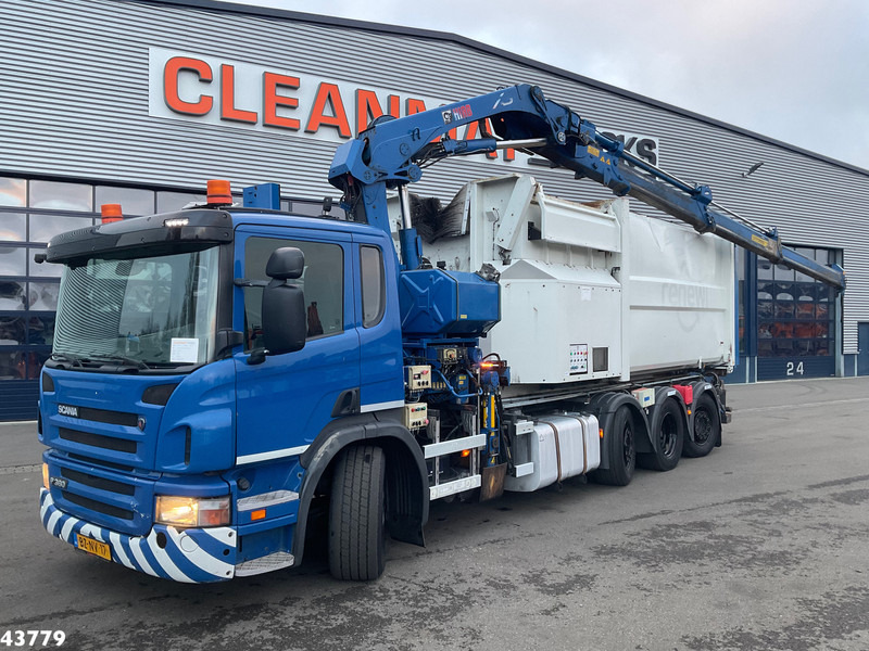 Scania P 360 8x2 Hiab 21 Tonmeter laadkraan - Hook lift, Truk derek: gambar 1 Scania P 360 8x2 Hiab 21 Tonmeter laadkraan - Hook lift, Truk derek: gambar 1