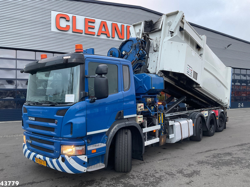 Scania P 360 8x2 Hiab 21 Tonmeter laadkraan - Hook lift, Truk derek: gambar 2 Scania P 360 8x2 Hiab 21 Tonmeter laadkraan - Hook lift, Truk derek: gambar 2